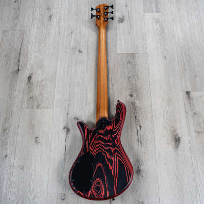 Spector NS Pulse 5 5-String Bass, EMG Pickups, Macassar Ebony, Cinder Red image 5