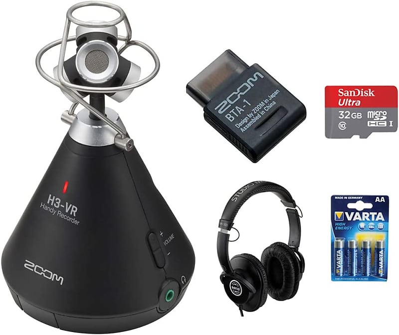 Zoom H3-VR, BTA-1, SR350, SD Card | Reverb