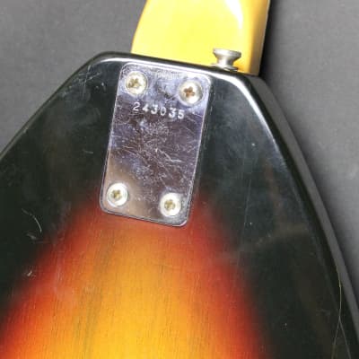 Vox Mark XII 1966 Sunburst Made In Italy with OHSC 12 String Teardrop image 18