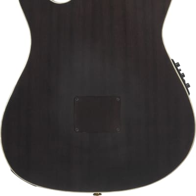 Ibanez TOD10N-TKF Signature Guitar Tim Henson Nylon String Transparent Black Flat image 11
