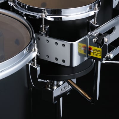 Tama MD680234L-MDR Fieldstar Rudiment Marching Tenor Drum large sextet (Corps-Depth) 6" / 8" / 10" / 12" / 13" / 14" - Molten Dark Raspberry Fade/Chrome HW image 7
