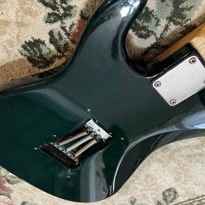Jay Turser Stratocaster Style Electric Guitar - Green image 8