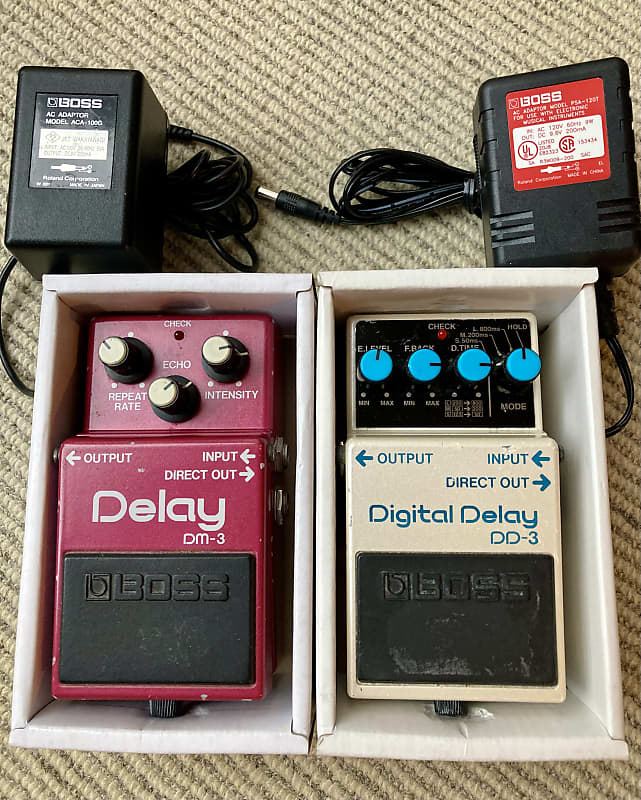 Boss Analog(DM-3)/ Digital(DD-3) delay combo! | Reverb