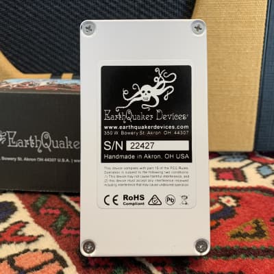 EarthQuaker Devices Dispatch Master Digital Delay & Reverb V3 2019 - Present - White / Blue Print image 2