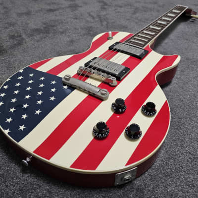 Gibson Custom Shop Art & Historic Stars and Stripes American Flag Les Paul Standard USA 911 Tribute image 3