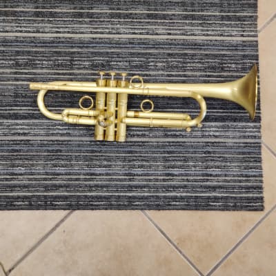 Phaeton Las Vegas Brushed Brass Trumpet image 7