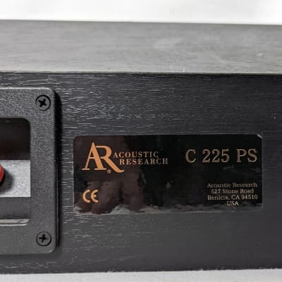 Acoustic Research C225PS Audiophile Center Speaker C225 PS Speaker - Black image 9