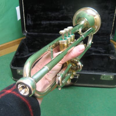 Holton Galaxy Trumpet 1964 with 3rd Slide Lock - Pro Model Refurbished - Case and Holton 67 MP image 14
