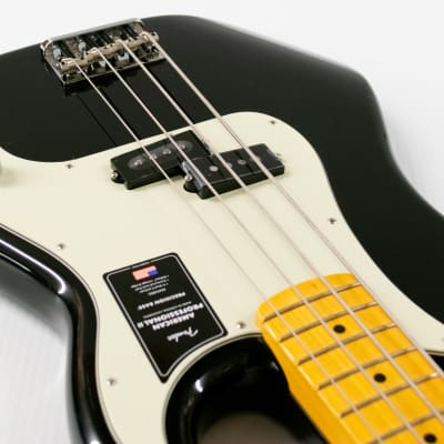 Fender American Professional II Precision Bass - Black with Maple Fingerboard image 5