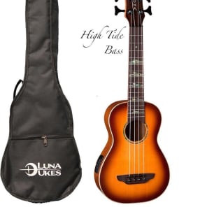 Luna High Tide Acoustic-Electric Bass Ukulele
