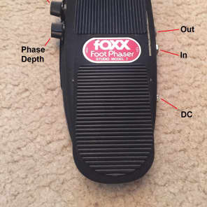 Foxx Foot Phaser Studio Model 7 1970s Black | Reverb
