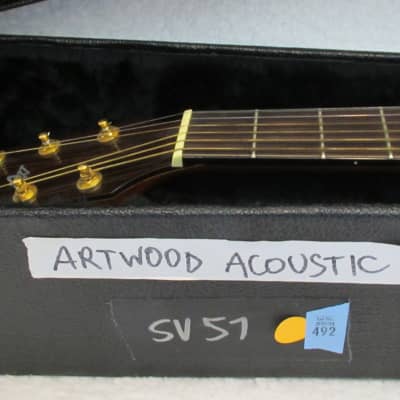 Steve Vai Owned and Played Ibanez "Kenji" SV 57 Artwood Series Acoustic Guitar image 16