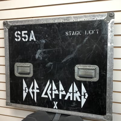 Def Leppard Logo, Tour Used Case Panel Wall Hanging image 4