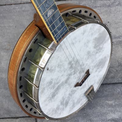 Vintage "Musketeer" SV Resonator Tenor Banjo, 1920s for sale