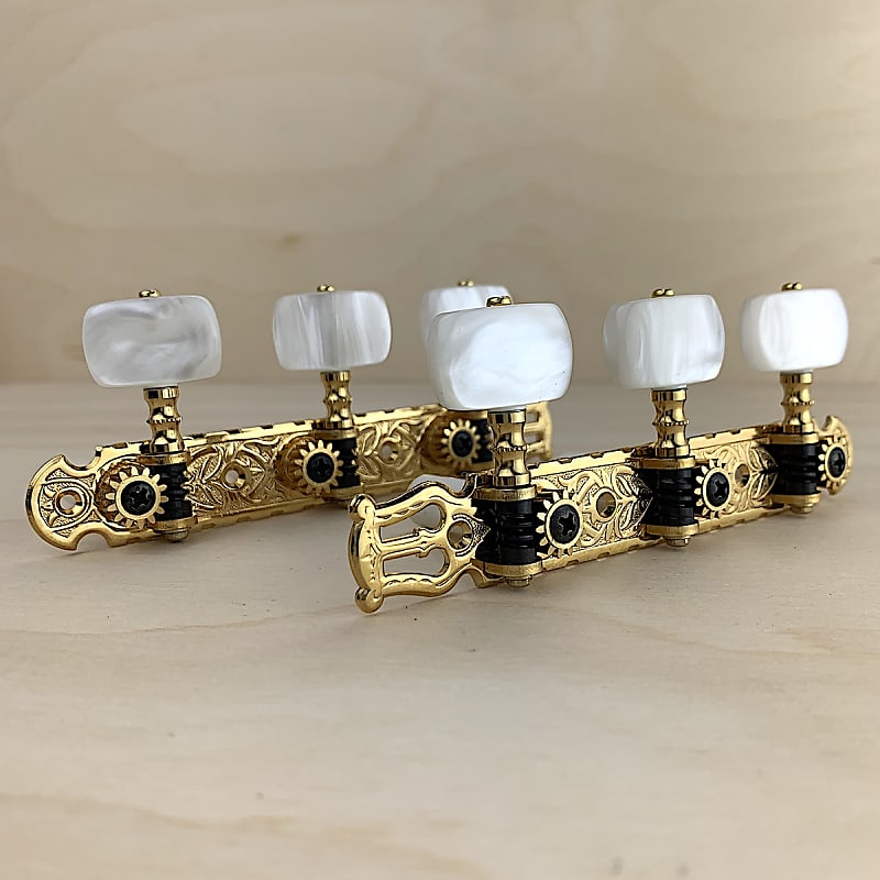 Gotoh Classical Guitar Tuners, with Ebony Knobs