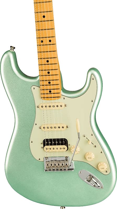 Fender American Professional II Stratocaster HSS. Maple Fingerboard, Mystic Surf Green image 1