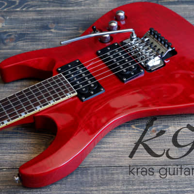 Grass Roots G-HR-49QM Horizon STR 1990`s See Through Red | Reverb