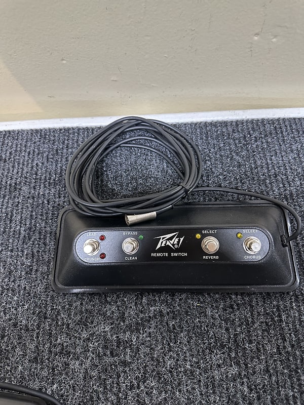 Peavey Remote switch 4 button Footswitch Reverb