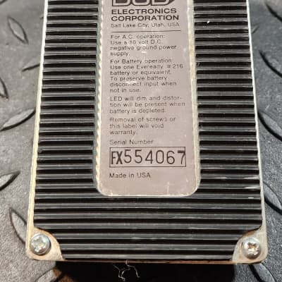 DOD FX85 Harmonic Enhancer Tone Shaper EQ FX-85 with Battery Door 1980's Vintage Rare image 7