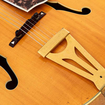 1939 Gibson Super 400 Pre-War Vintage Archtop Acoustic Guitar Blonde w/ Case image 9