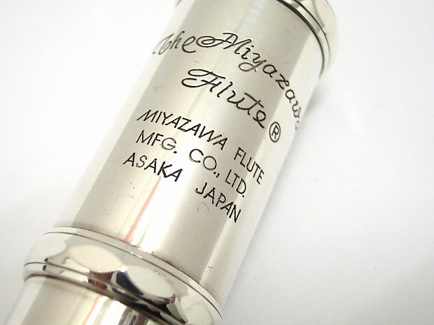 管楽器・吹奏楽器 MIYAZAWA FLUTE MFG.CO.LTD ASAKA JAPAN Miyazawa MS95S Flute W/ Hard Case From Japan for sale online