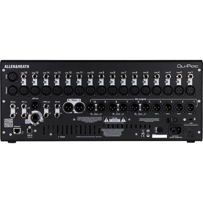Allen & Heath QU-PAC 16-In/12-Out Ultra Compact Digital Mixer with Touchscreen Control,Black image 7