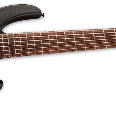 ESP LTD D-6B Black Natural Burst Satin 6-String Bass-SN1575 image 2