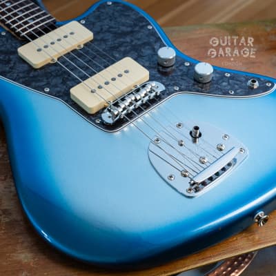 2019 Fender USA American Professional Jazzmaster Limited Edition Skyburst Blue Metallic with American Deluxe neck and AVRI65 pickups image 10