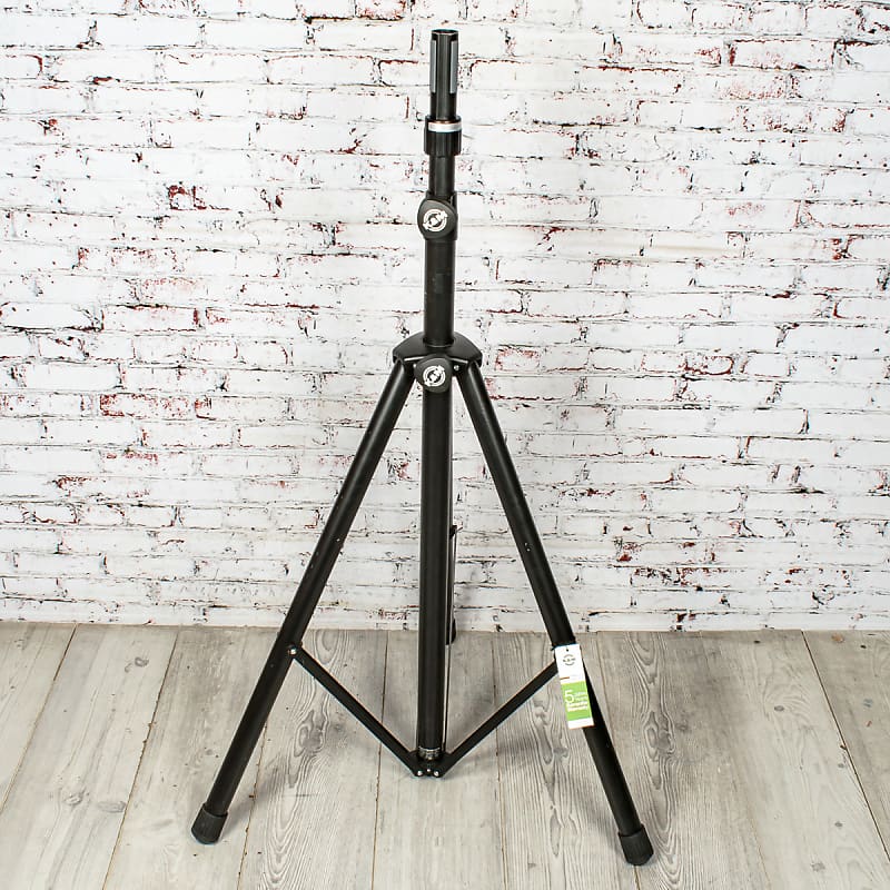 K&M 21467 Ring Lock Speaker Stand HeavyDuty PA Speaker Reverb