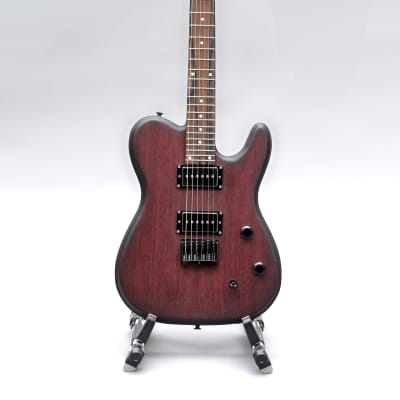 RVA Handmade Guitars Belle 2020 Transparent black burst over purpleheart image 2