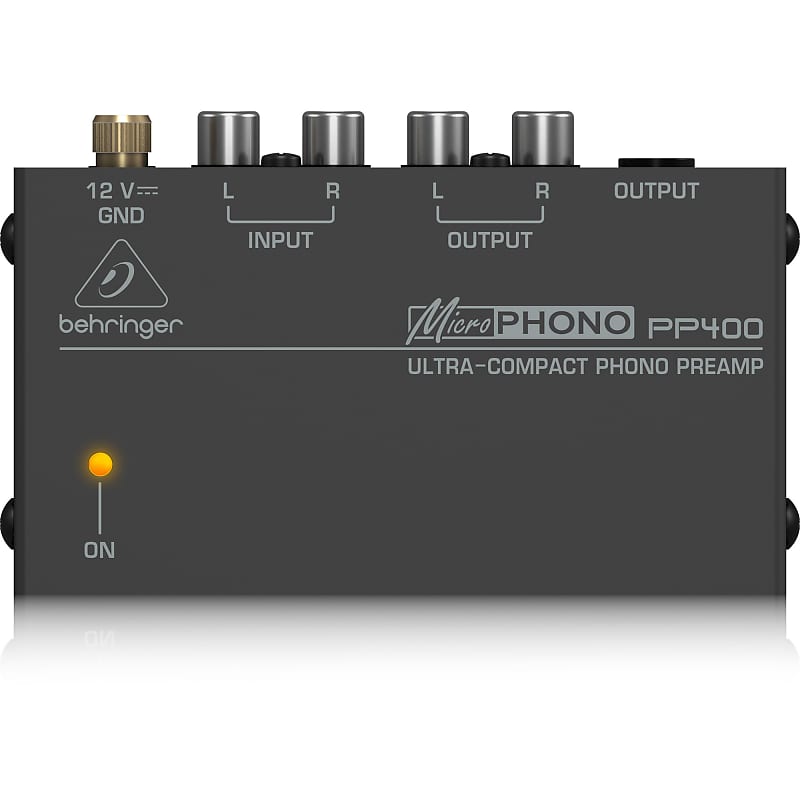 Behringer MicroPhono PP400 Ultra-Compact Phono Preamp image 1