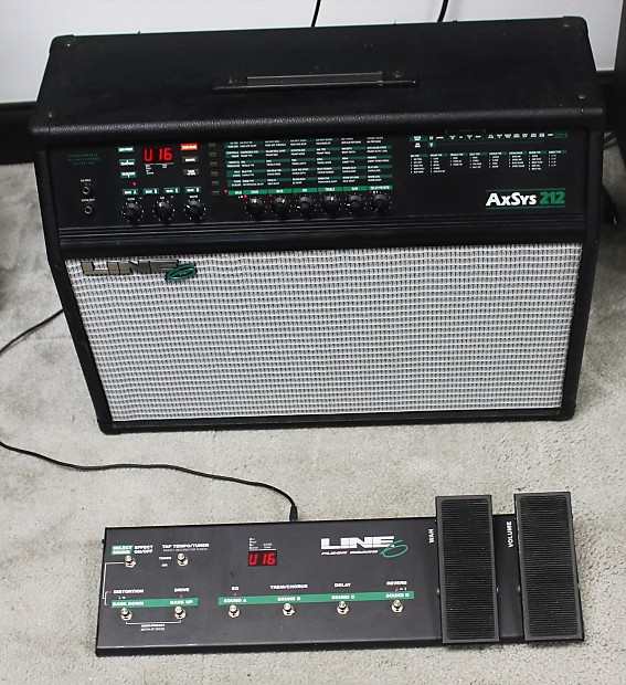 Line 6 AXSYS 212 100 watt Programmable Guitar Amplifier with Foot Controller