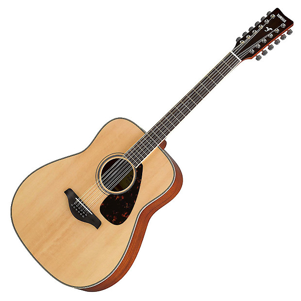 Yamaha FG820-12 Folk Acoustic 12-String Guitar Natural image 1