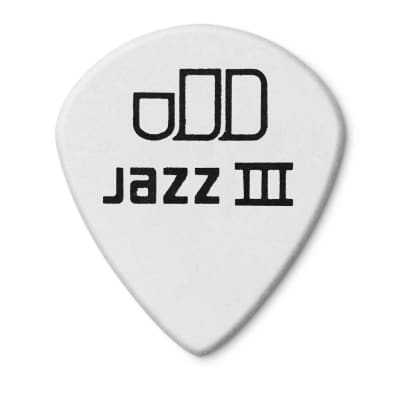Dunlop 478R1.35 Tortex White Jazz III -- Pack of 72 picks image 5