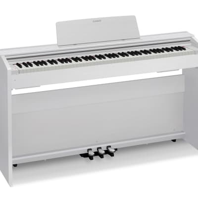 Casio PX-870 Privia Digital Piano - White w/ Furniture Bench image 4