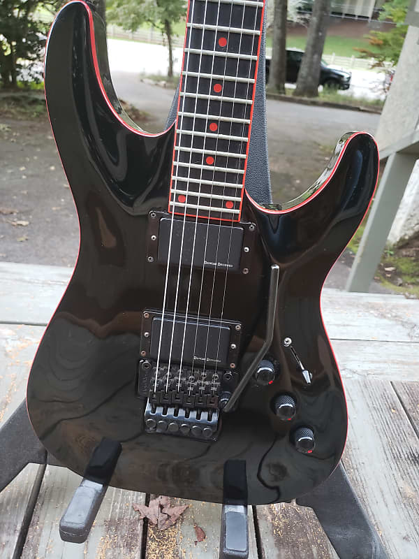 2008 Schecter C-1 She-Devil Floyd Rose LIMITED EDITION Black