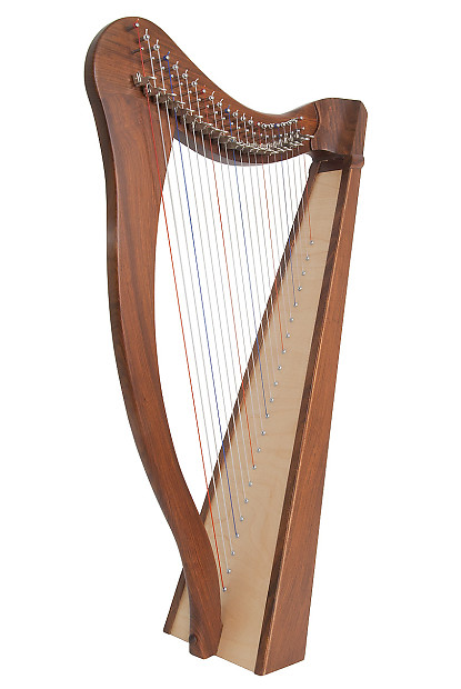 Roosebeck HTHA5 22-String Heather harp with 5-Panel Back image 1