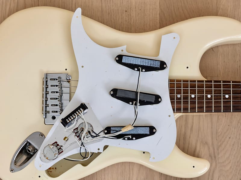1991 Fender Stratocaster STS-550 Short Scale Guitar Olympic