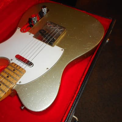 1968 Fender Telecaster  Refinished in Sparkle Nitro image 12
