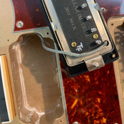 BilT El Hombre Custom Electric Guitar 2015 Shoreline Gold w/ Hard Case image 14