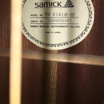 Samick SW250 LH-12 Aspen - Artist Edition - 12-string Guitar image 3