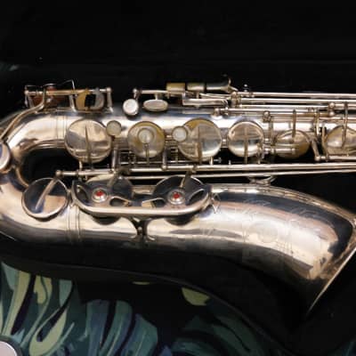 Rampone Cazzani R1 tenor saxophone Italy 1980s - silver Plating image 5