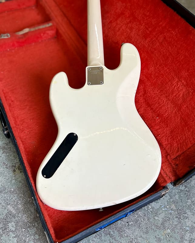 Fernandes Electric Jazz bass 1984 - Olympic white limited