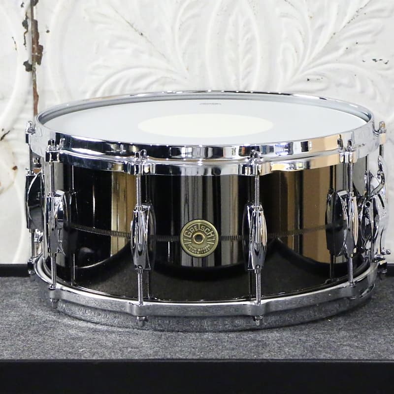 Gretsch USA Custom Solid Steel Snare Drum 14X6.5in image 1