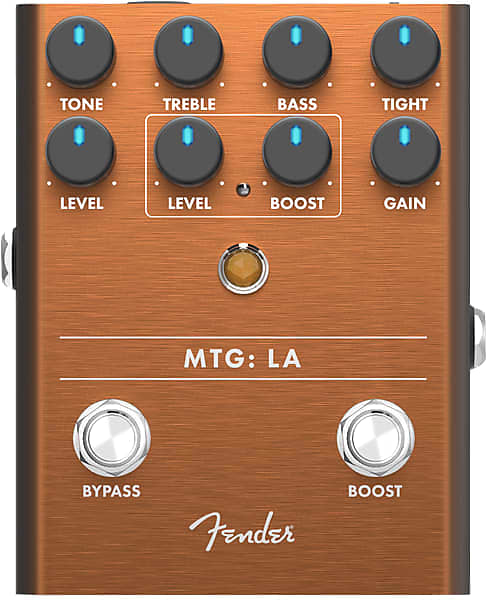 Fender MTG: LA Tube Distortion Analog Guitar Effect Stomp Box Pedal image 1
