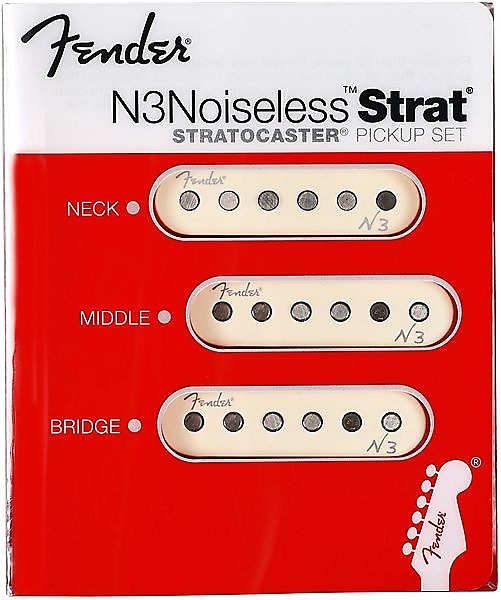 Fender 099-3115-000 N3 Noiseless Stratocaster Pickup Set image 2