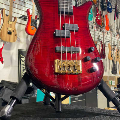Spector Euro4 LT Red Fade Gloss Bass Guitar w/ Spector Hard Case + Free Shipping image 4