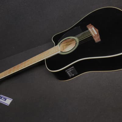 Ibanez PF15ECE-BK Performance Series Acoustic Electric Dreadnought Size Spruce Top Black Active EQ image 2