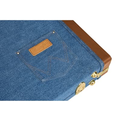 Fender Wrangler Jeans Denim Case - Indigo Blue image 5