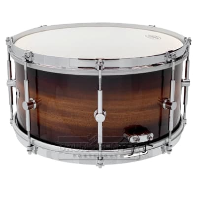 Immagine Canopus Mahogany Snare Drum 14x7 Brown Burst Lacquer w/Single Flanged Hoops - 3